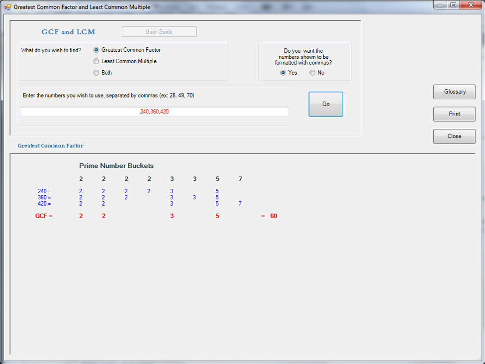 Gclc Math Software Basic Algebra App